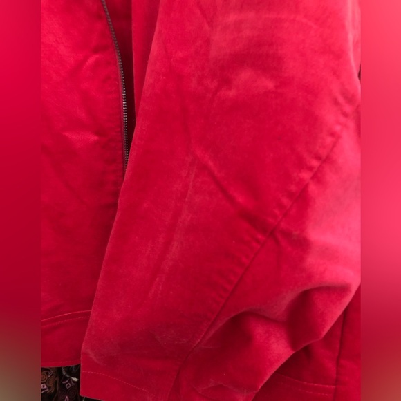 Torrid NWT Velveteen Jester Red Moto Jacket plus size 6x (30) - Picture 11 of 15